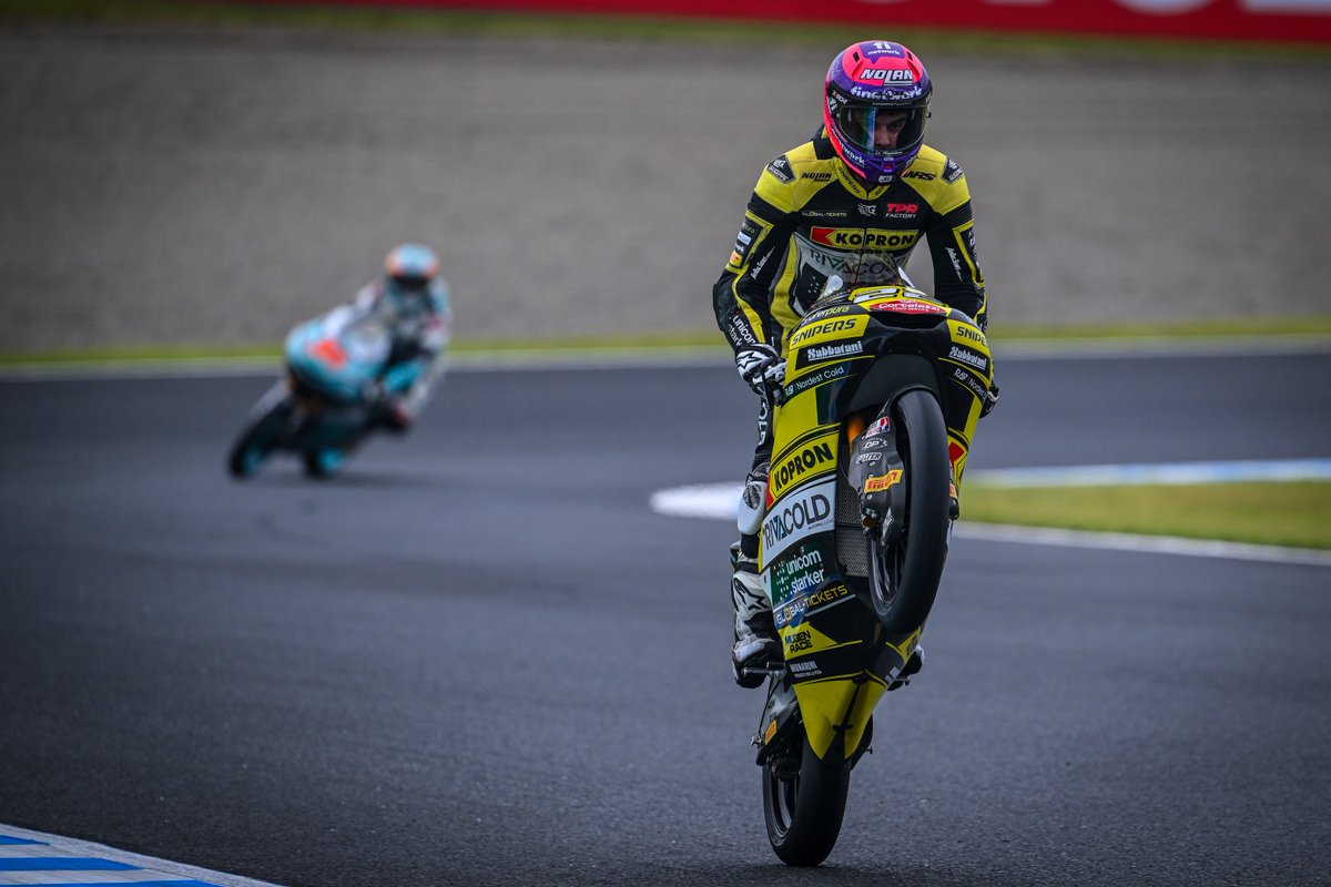 SnipersRacing's tweet photo. What a weekend in Japan 🇯🇵 More points gained after some great battles until the end of the GP! 👏 #JapaneseGP
Weekend Recap 🔽
🇮🇹 https://t.co/d1kGrOIOok
🇬🇧 https://t.co/1XN7iHhUbd
#MotoGP #Moto3 #SnipersTeam #Japan #Motegi #DavidAlmansa #MatteoBertelle #racing #Motorsport https://t.co/gPfRBdX2Pt