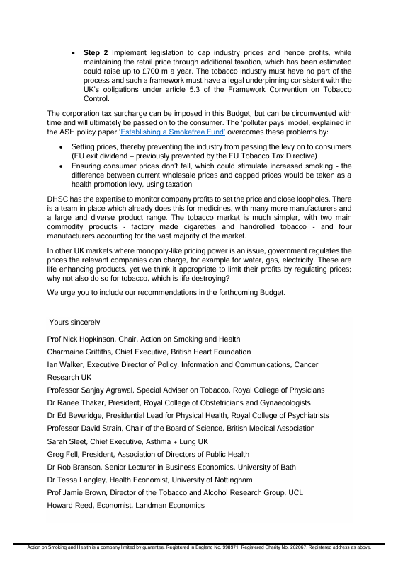 AshOrgUK's tweet photo. 🆕Doctors &amp; health charities are urging Chancellor @RachelReevesMP to hit tobacco firms with a financial "double whammy"—a windfall tax and an annual levy—to fund Labour’s goal of eradicating smoking in the UK. 
https://t.co/iiUH7v4bz9 https://t.co/o1n4NkMWr2