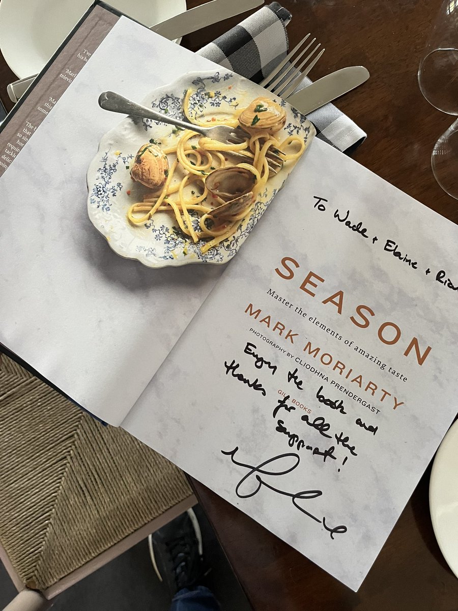 W|A|D|E (@chefwademurphy) on Twitter photo Thank you <a href="/MarkMoriarty1/">Mark Moriarty</a> for Book No.2. It’s an absolute cracker. Well done Champ and best of luck with it. 🙏🏻 Thank you <a href="/MarkMoriarty1/">Mark Moriarty</a> for Book No.2. It’s an absolute cracker. Well done Champ and best of luck with it. 🙏🏻