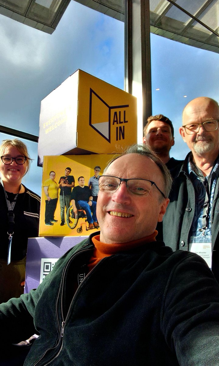Great to be back in Manchester for the <a href="/TheatresTrust/">Theatres Trust</a>  #ThrivingTheatres Conference24
with the <a href="/all_in_online/">All In</a> team to share the latest #WeAreAllIn updates