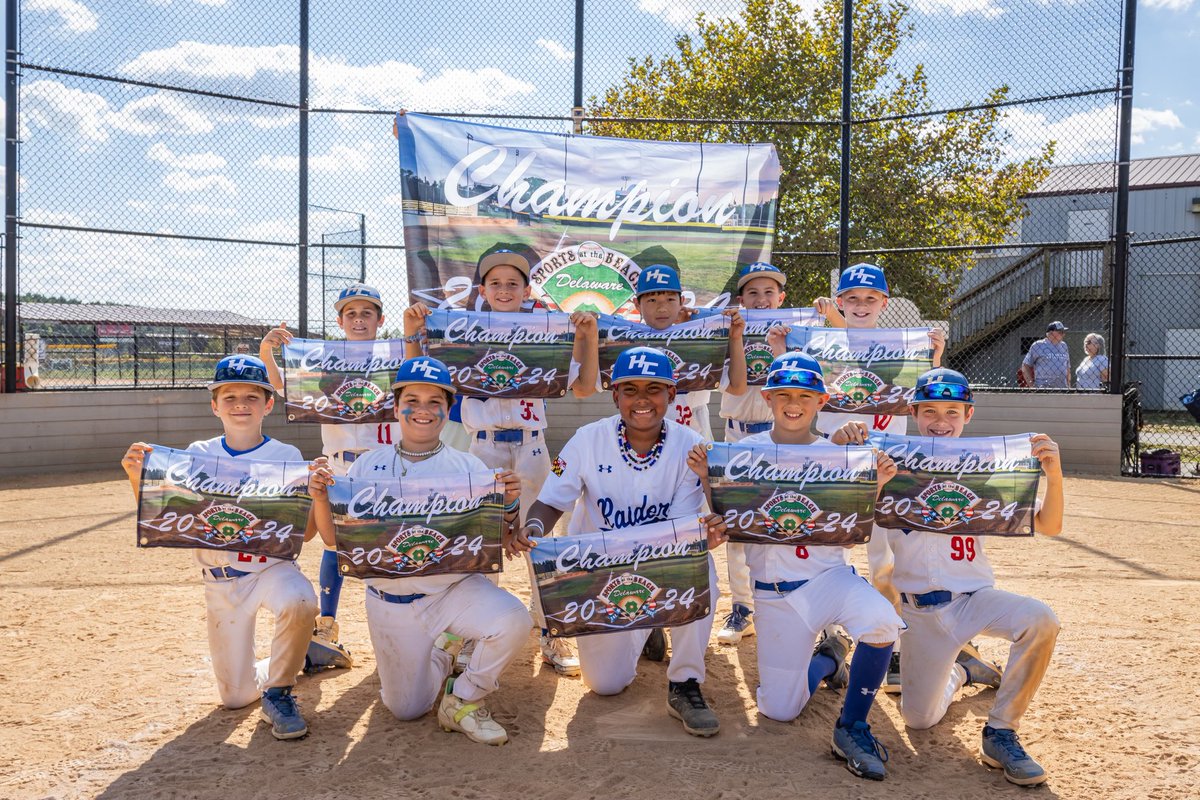 Congrats to the HCYP 10U Raiders Blue on winning the Sports at the Beach Oktoberfest tournament this weekend. The boys went a perfect 4-0 against teams from MD, DE, and PA scoring an impressive 53 runs on 57 hits to claim the championship. Keep working hard boys…great start!