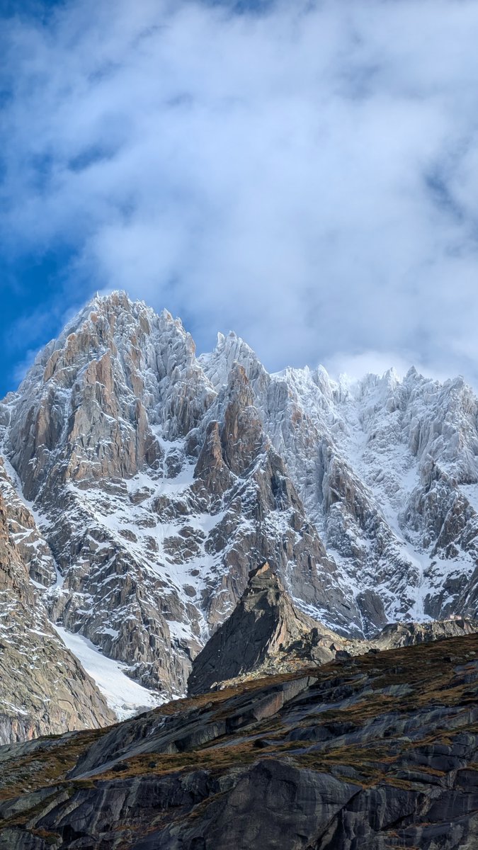 Snow line is creeping down…