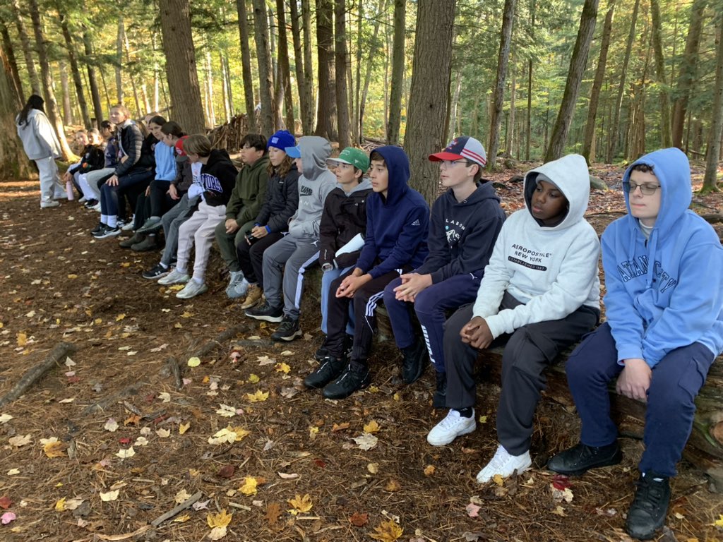 MrsMesich's tweet photo. Day 2- this morning we start with fire starting and shelter building @SJPIIOakville https://t.co/NkH3ugX8E8