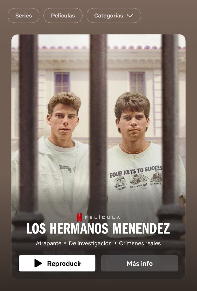 longomoni's tweet photo. Ya que la serie “the Monsters” está de moda, les recomiendo ver el documental de Netflix de los hermanos Menéndez. Ellos cometieron un grave error, pero no se puede desconocer que el segundo juicio fue algo injusto y ni que decir del tabú sobre el abuso sexual en hombres. https://t.co/vt5TpPxVe2