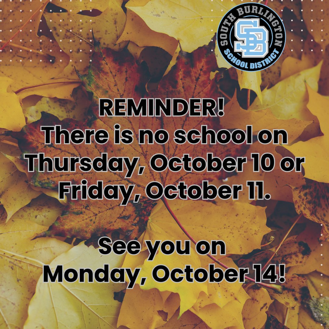 South Burlington School District (@sbschoolsvt) on Twitter photo 