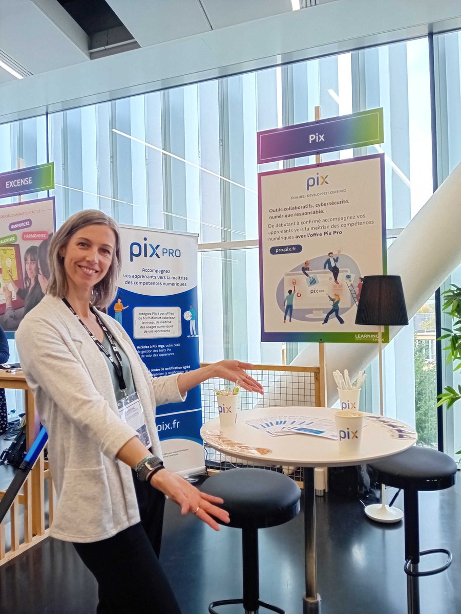 Pix_officiel's tweet image. 🚀 L&apos;équipe Pix est à également à Rennes pour @LelearningShow, l&apos;événement de la formation professionnelle 🎓
Venez échanger avec nous sur l’offre Pix destinée au apprenants et participez à notre atelier demain de 14h à 15h15 ➡️ bit.ly/47TqDyh  #LearningShow
