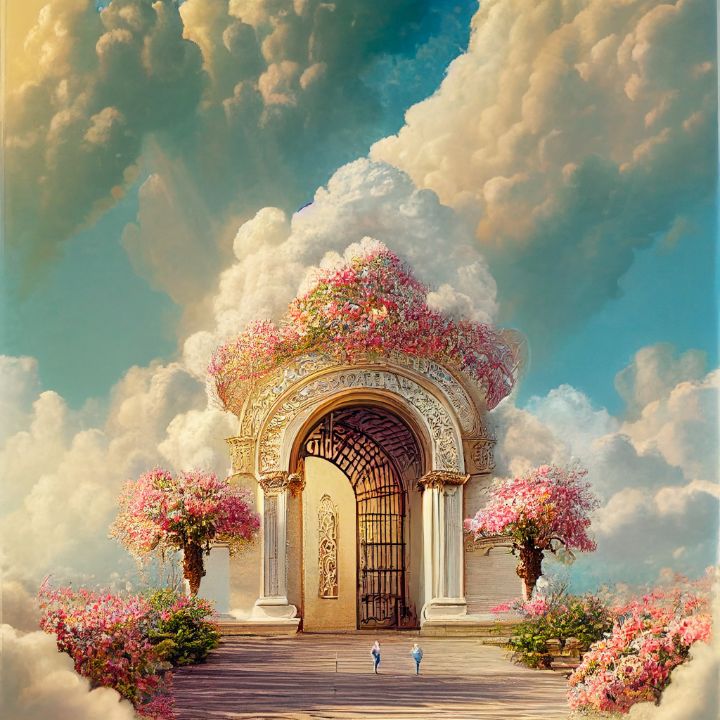 AmusedCuriosity's tweet photo. Art of the Day: "The Rosegold Castle". Buy at: https://t.co/OLLGYDWwyJ https://t.co/Q1HHkyuIJs
