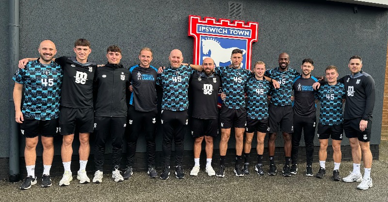 IpswichTown's tweet photo. Town backroom staff are taking part in a physical challenge throughout this month to raise money and awareness for @ProstateUK. 🏃

Support their efforts below. ⤵️
