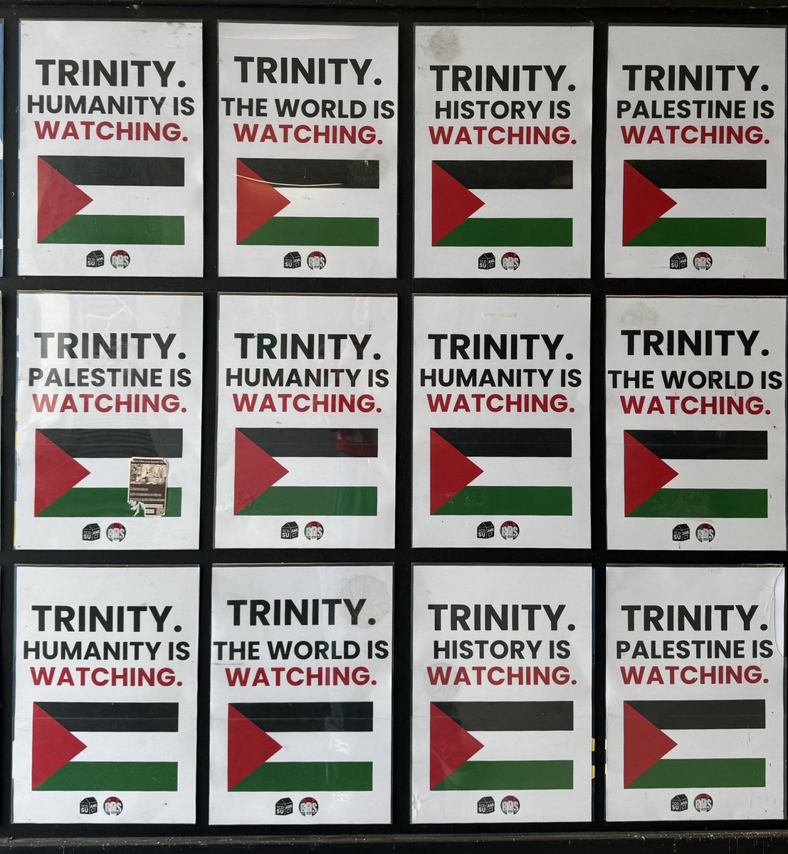 Jenny 🇵🇸 (@jennymaguir) on Twitter photo Tomorrow, the board of <a href="/tcddublin/">Trinity College Dublin</a> will vote on the terms of reference for the committee investigating the college’s academic ties to Israel.
The TOR contains multiple student, staff and union reps with mandates to support BDS - the duty of our university is to approve this. Tomorrow, the board of <a href="/tcddublin/">Trinity College Dublin</a> will vote on the terms of reference for the committee investigating the college’s academic ties to Israel.
The TOR contains multiple student, staff and union reps with mandates to support BDS - the duty of our university is to approve this.