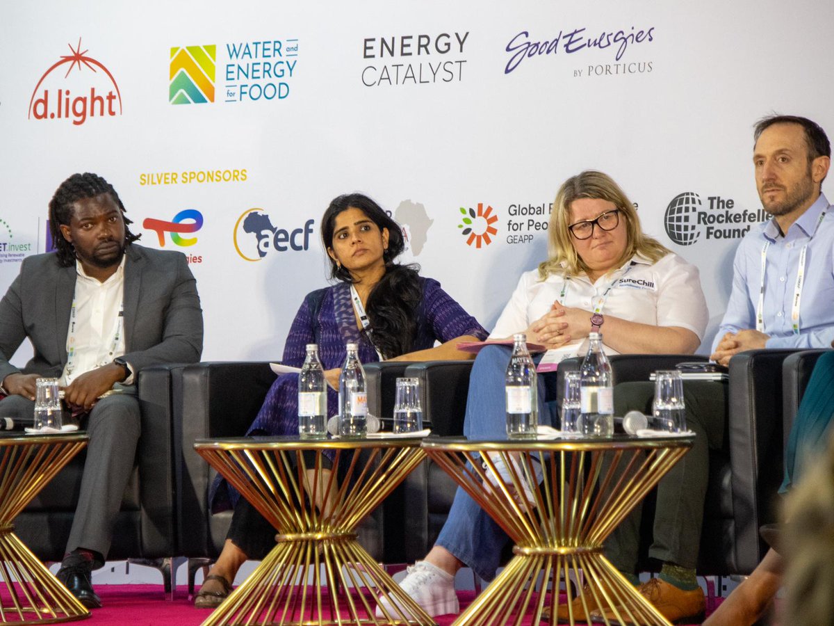 👷‍♀️Empowering women with transformative energy solutions is essential for a just energy transition &amp; universal access.

Yet, women-led businesses receive only 10% of investment. Our panel explores how to better meet women's energy needs &amp; create equitable opportunities.
#GOGSFE24