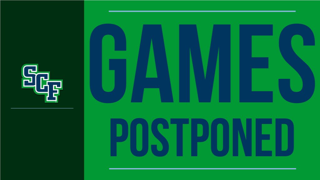 All SCF Athletic events for the remainder of the week have been postponed due to Hurricane Milton.

The three volleyball matches that were postponed due to Hurricane Helene have been cancelled and will not be made up.

Stay safe!