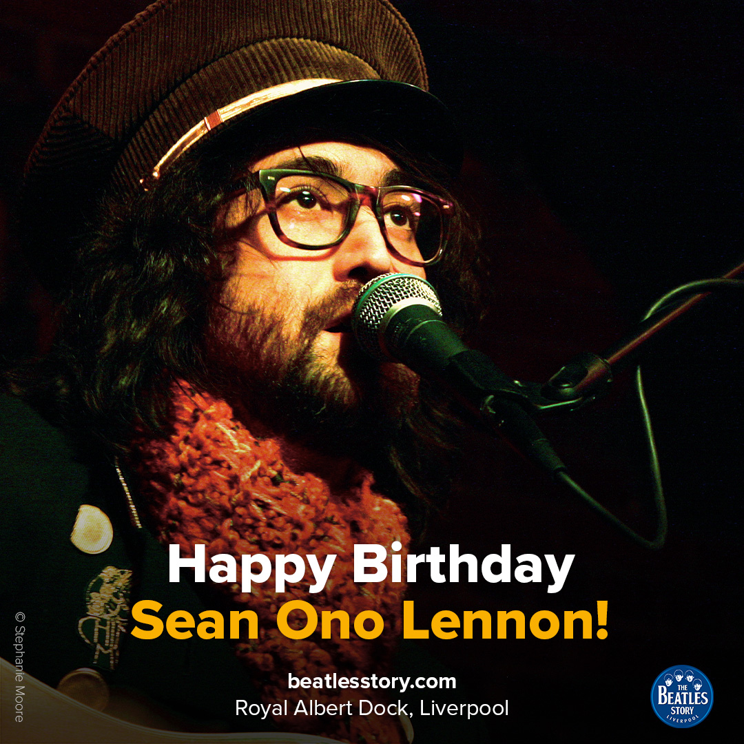 Happy birthday to musician, songwriter, and producer <a href="/seanonolennon/">Seán Ono Lennon</a>! 🎂