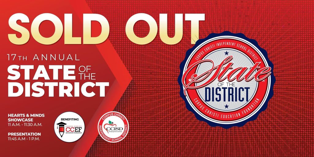 CCISD (@ccisd) on Twitter photo In for a treat!  The State of the District by Dr. Hernandez and students today will be 🔥🔥🔥!  #CCISDProud In for a treat!  The State of the District by Dr. Hernandez and students today will be 🔥🔥🔥!  #CCISDProud