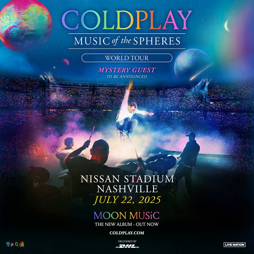 New Coldplay dates announced! Music Of the Spheres World Tour 2025, coming to Nissan Stadium on July 22 📷📷 Mix 92.9 has your tickets all week long on Lunch Time Trivia at 12:25 AND The Rewind at 5:40!
Sign up now for first access to tickets at livemu.sc/coldplay25