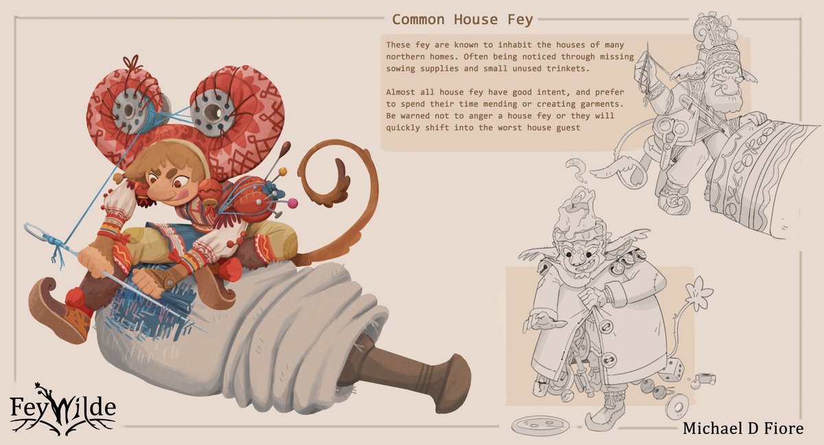mdfiore_art's tweet photo. Hihi! Happy #PortfolioDay ! I'm Michael, a NYC based concept artist who likes to design stylized characters, backgrounds, and props for ttrpgs, animation, and games. Always looking for new opportunities. 🌟🌿🐞 https://t.co/Clp0fPQZcx