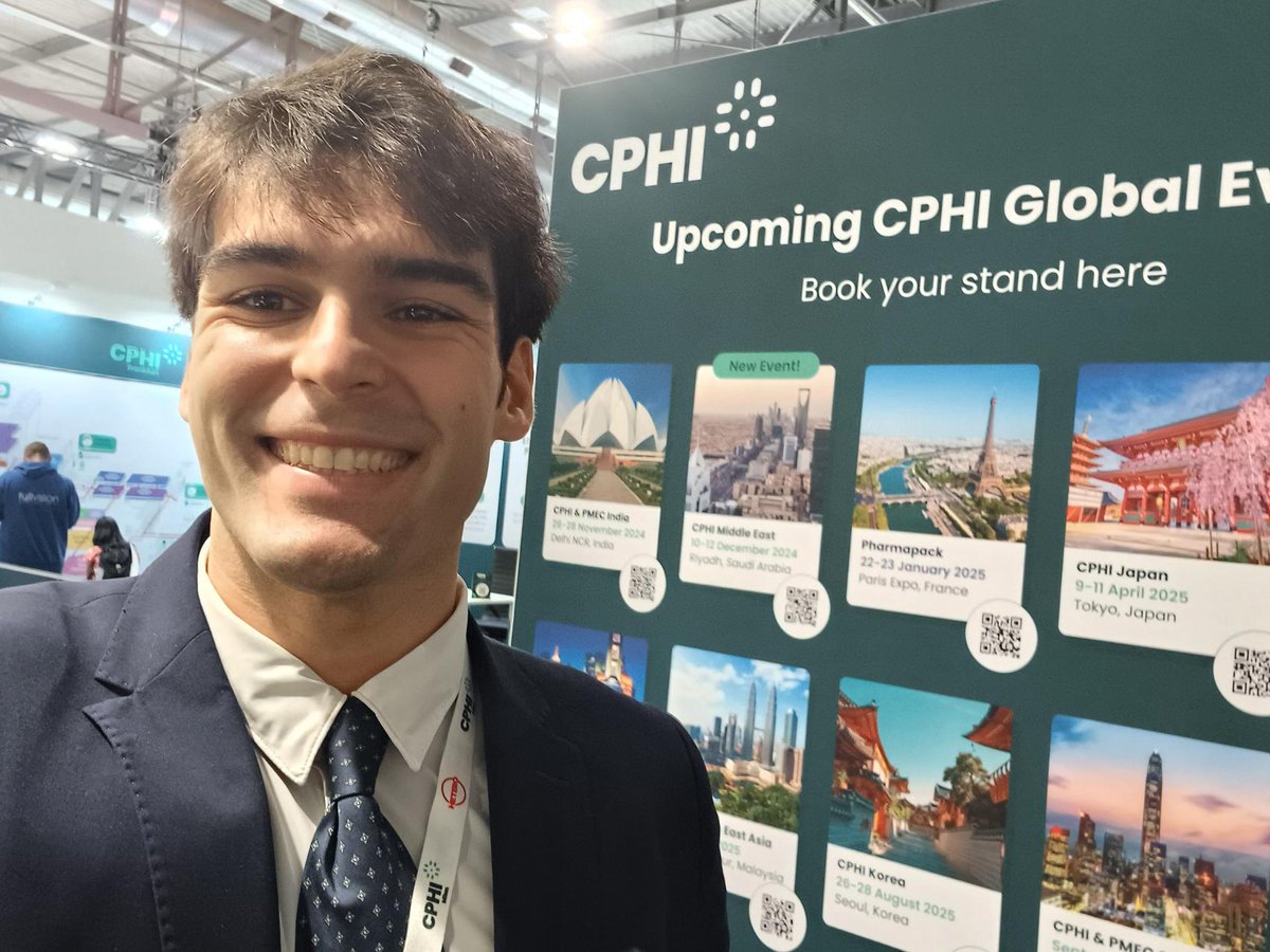 CPHI is starting TODAY in Milan! 🇮🇹 
💼Our Business Developer is representing DIVERSA Technologies. 
If you’re attending, don’t miss the chance to learn about our innovative solutions in nanoparticle formulation and drug delivery! 💊