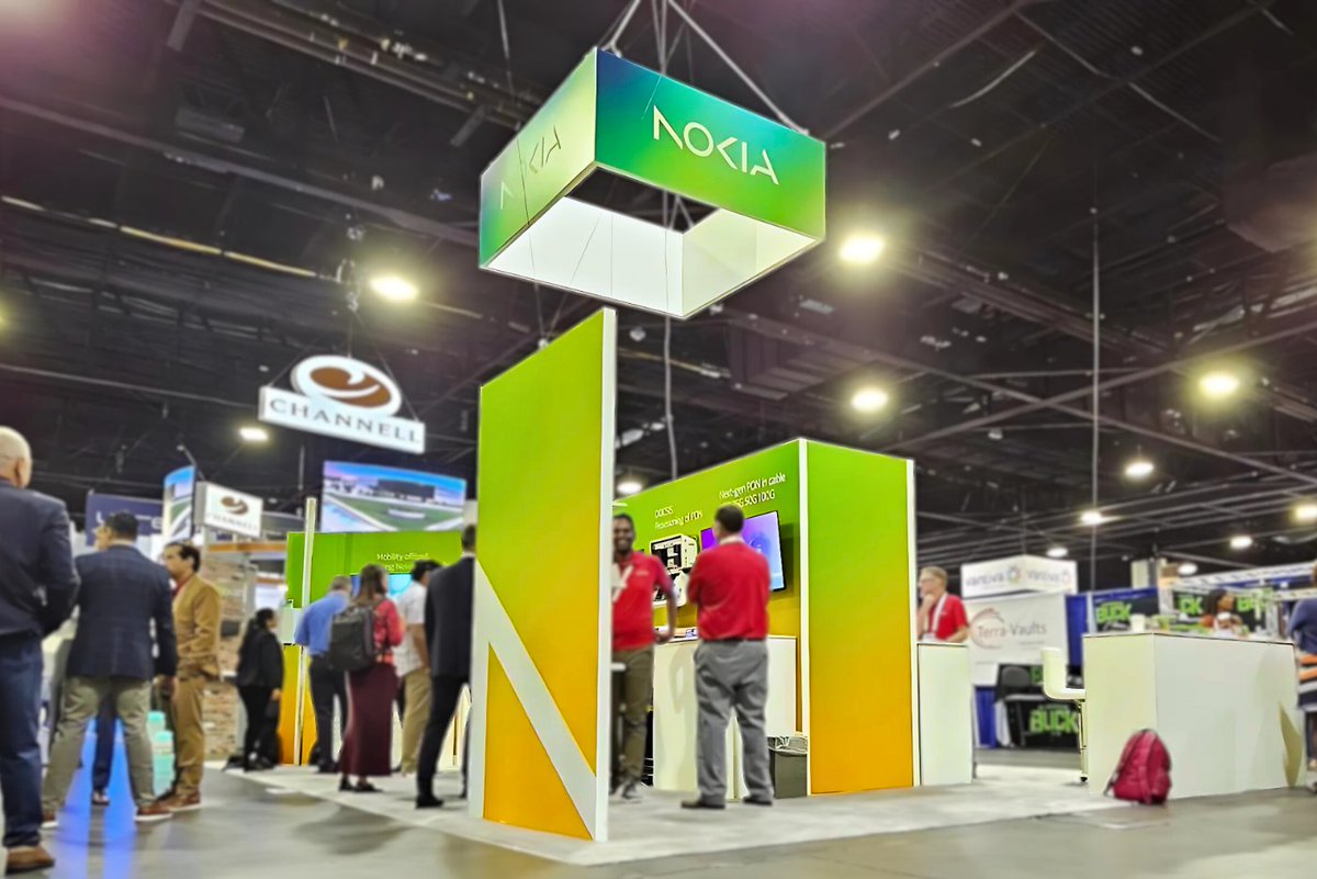We successfully delivered an incredible #TradeShow booth for Nokia at this year's SCTE #TechExpo24, held at the Georgia World Congress Center! 

We’re proud to have worked with Conference Contacts to bring Nokia’s vision to life! 

#BeMatrix #Sustainability