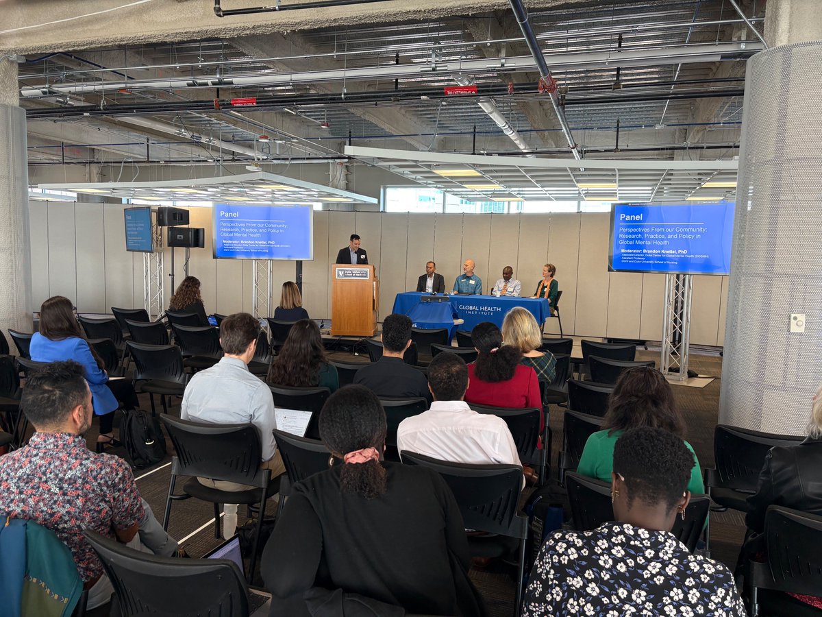 Duke Global Health (@dukeghi) on Twitter photo .<a href="/duke_gmh/">Duke Center for Global Mental Health</a> Associate Director Brandon Knettel introduces the conference's first panel featuring DGHI's <a href="/krishna_u/">Krishna Udayakumar</a>, Kate Whetten and Charles Muiruri on "Perspectives From Our Community: Research, Practice and Policy in Global Mental Health." .<a href="/duke_gmh/">Duke Center for Global Mental Health</a> Associate Director Brandon Knettel introduces the conference's first panel featuring DGHI's <a href="/krishna_u/">Krishna Udayakumar</a>, Kate Whetten and Charles Muiruri on "Perspectives From Our Community: Research, Practice and Policy in Global Mental Health."