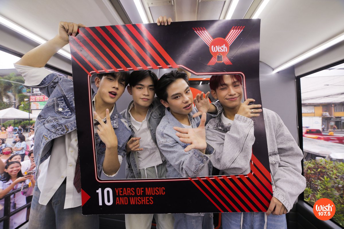 wish1075's tweet photo. Up-and-coming P-pop group @AJAAofc treated Wishers to their latest single, "BES I LUV U." https://t.co/Imh5UZfyO6