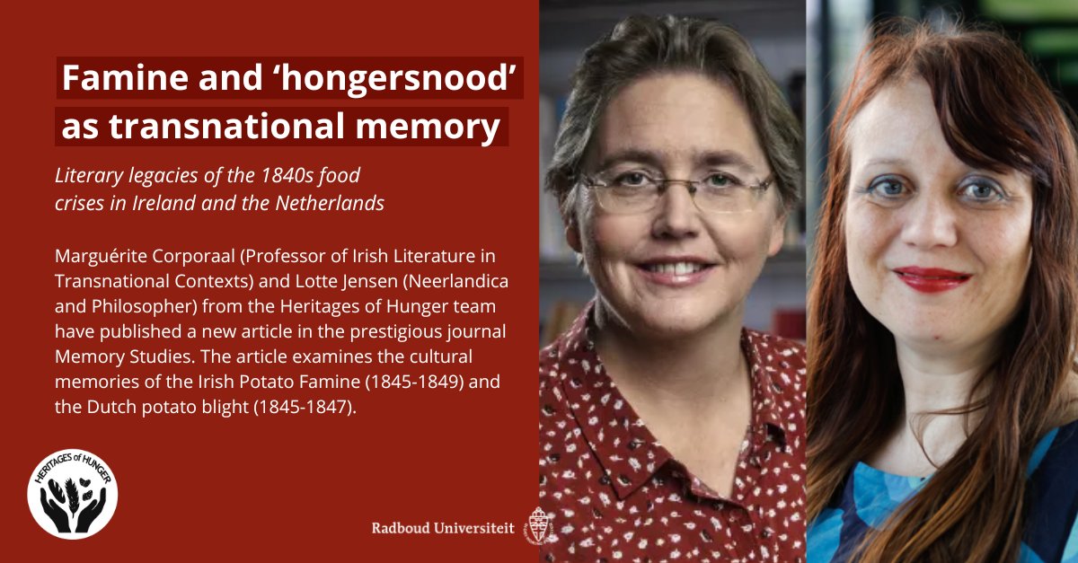 Heritages of Hunger (@heritageshunger) on Twitter photo By analyzing literature, the authors reveal how these memories are both transgenerational and transnational, featuring similar narrative structures in both Irish and Dutch contexts. Read the article here: bit.ly/4h7GAoO. 📰 #HoH #IrishFamine @ru_letteren <a href="/memorystudies/">Memory Studies @memorystudies.bsky.social</a> By analyzing literature, the authors reveal how these memories are both transgenerational and transnational, featuring similar narrative structures in both Irish and Dutch contexts. Read the article here: bit.ly/4h7GAoO. 📰 #HoH #IrishFamine @ru_letteren <a href="/memorystudies/">Memory Studies @memorystudies.bsky.social</a>