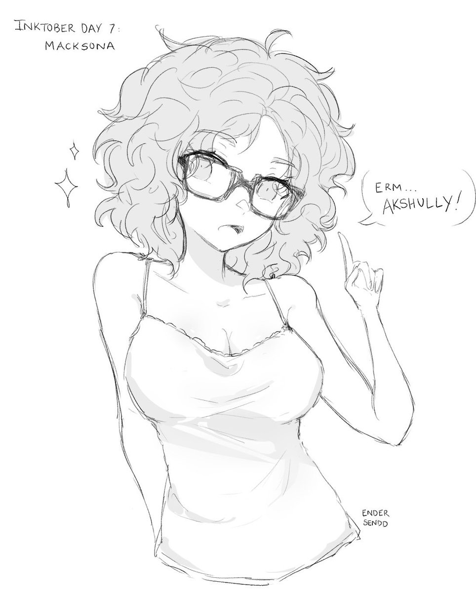 inktober day 7:
macksona 🤓☝️