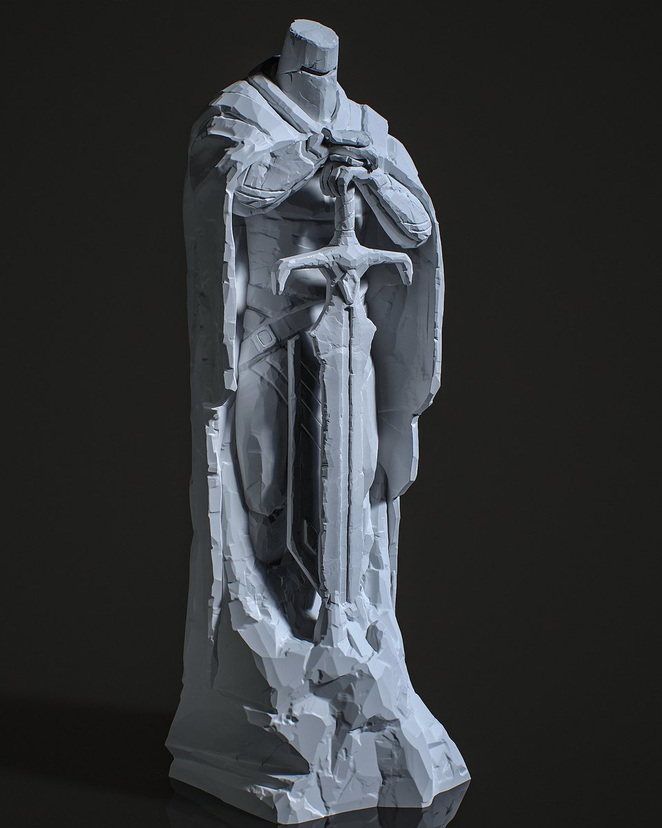 Hi #PortfolioDay 
I'm Thomas, I just entered my last year of school at 
<a href="/Artside_School/">ARTSIDE</a> and I love realistic environments set in imaginary settings (and I'm totally not a Star Wars fan)

The last pic is a WIP sculpt for a bigger project

Portfolio 🔗 artstation.com/thomasgrosjean