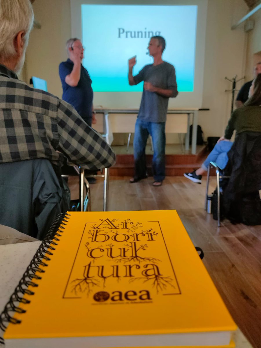 Inmagascon_'s tweet photo. Disfrutando de escuchar El principio CODIT biología y cuidado de los árboles” 🌳 por Dirk Dujesiefken, lujo 🧷@aearboricultura, la importancia de los árboles veteranos y atención a la importancia de formación de la copa temporal que da paso a la definitiva #Laberint d’Horta https://t.co/MdRwpkmCFI
