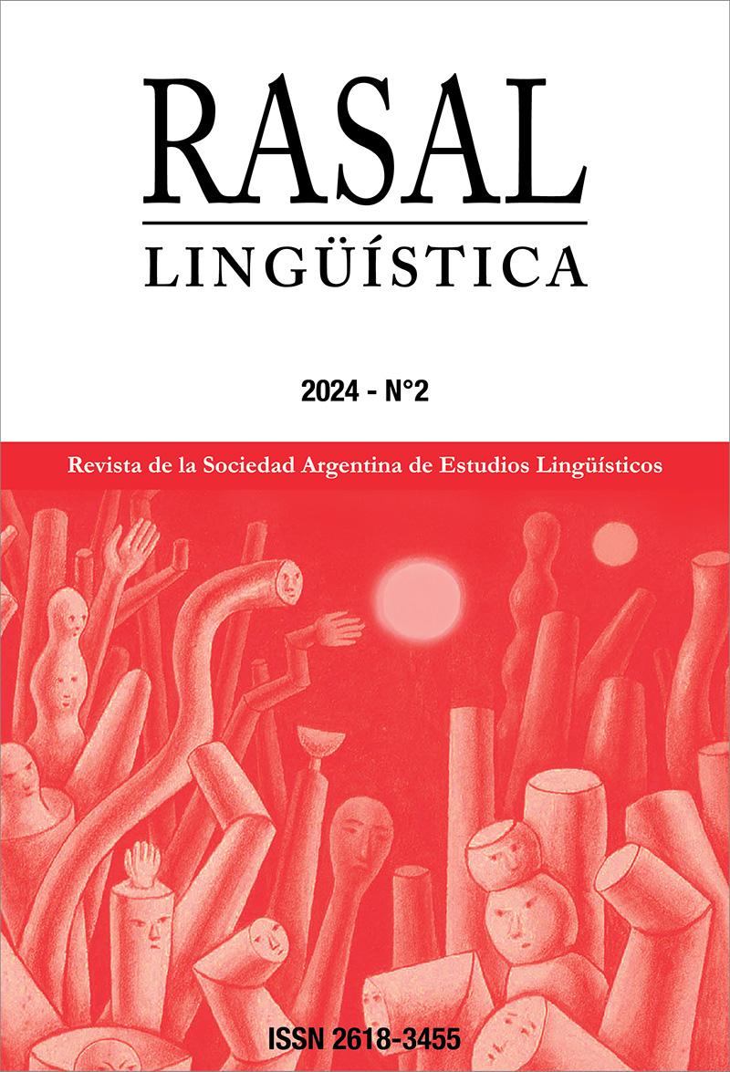 📕NUEVO NÚMERO DE RASAL 
Compartimos el nuevo número de la Revista de la Sociedad Argentina de Estudios Lingüísticos. Tabla de contenidos y todos los textos disponibles en:  rasal.sael.org.ar/index.php/inic…