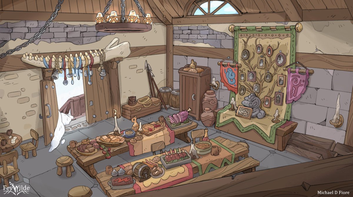 mdfiore_art's tweet photo. Little entrance shot for my tavern design https://t.co/yZXvmPMnEk