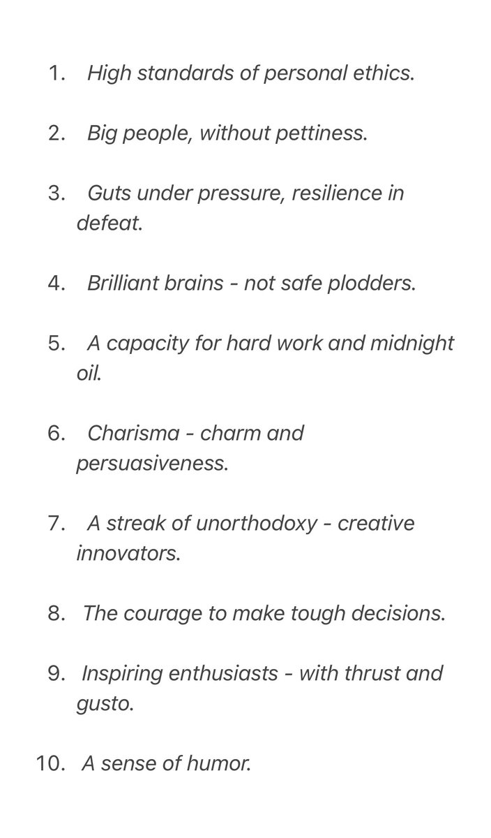 David Ogilvy’s top 10 leadership traits: