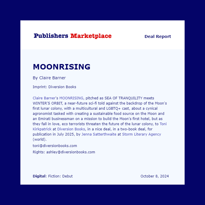 Claire Barner ✨️ Moonrising is out now 💖🚀🌙 tweet media