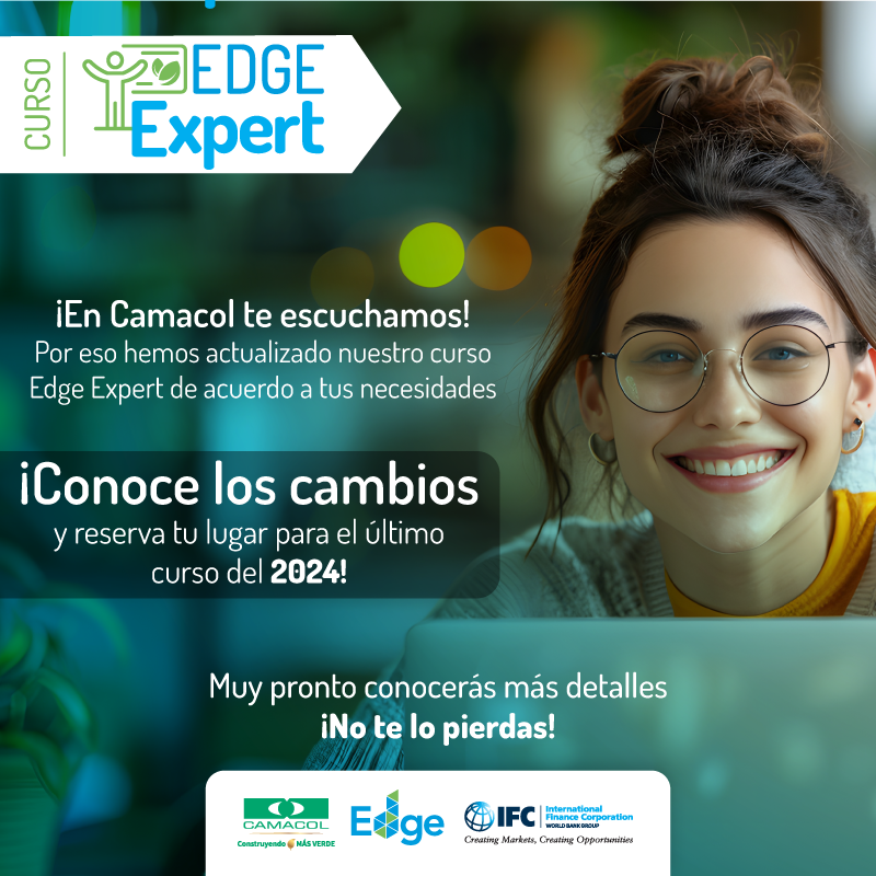 CamacolColombia's tweet photo. 🚀🌿 ¡Atención! Nos emociona anunciar el último curso #EdgeExpert del 2024, donde aprenderás todo lo que necesitas para ser un agente de cambio en la industria.
Prepárate para explorar nuevas estrategias y prácticas sostenibles que te permitirán contribuir a un futuro más verde.
¡No te pierdas esta oportunidad de estar a la vanguardia de la construcción sostenible!
Mantente atento a nuestras actualizaciones. 💚🏗️ #ConstruyendoMásVerde