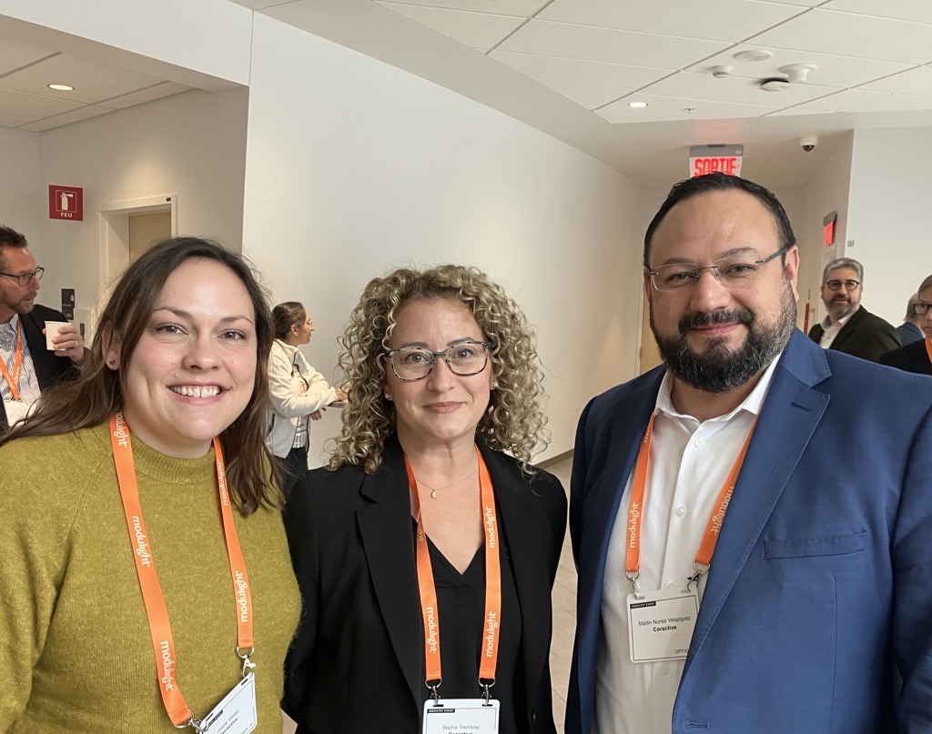 Coractive (@coractive) on Twitter photo Jessie Weber, Sophie Tremblay, and Martin Nunez are representing Coractive at the <a href="/OpticaWorldwide/">Optica</a> Med Tech Industry Summit in Montréal! What will the future of #medical #photonics look like? Don't hesitate to schedule a chat with them! Jessie Weber, Sophie Tremblay, and Martin Nunez are representing Coractive at the <a href="/OpticaWorldwide/">Optica</a> Med Tech Industry Summit in Montréal! What will the future of #medical #photonics look like? Don't hesitate to schedule a chat with them!