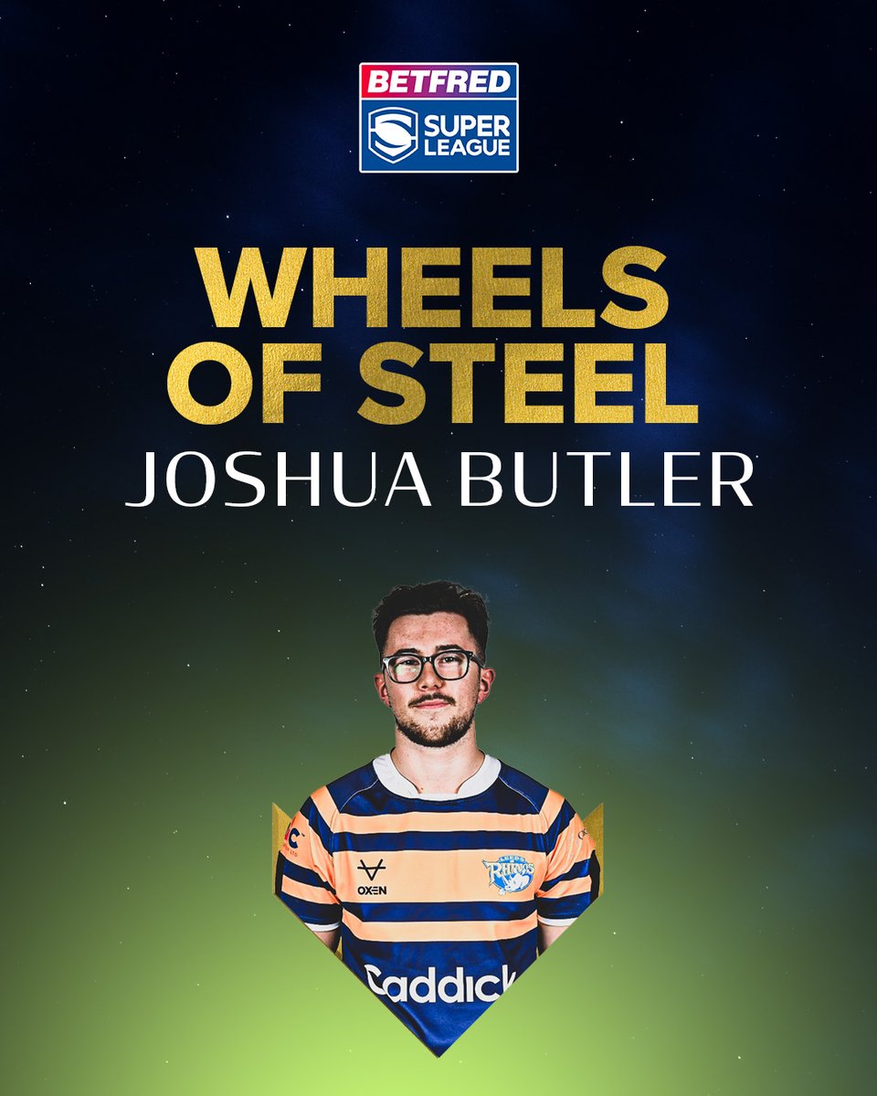 What a season in <a href="/leedsrhinos/">Leeds Rhinos</a> colours 🔥

<a href="/butler30_josh/">Josh Butler</a> is the 2024 Betfred #SuperLeague Wheels of Steel winner 🙌
