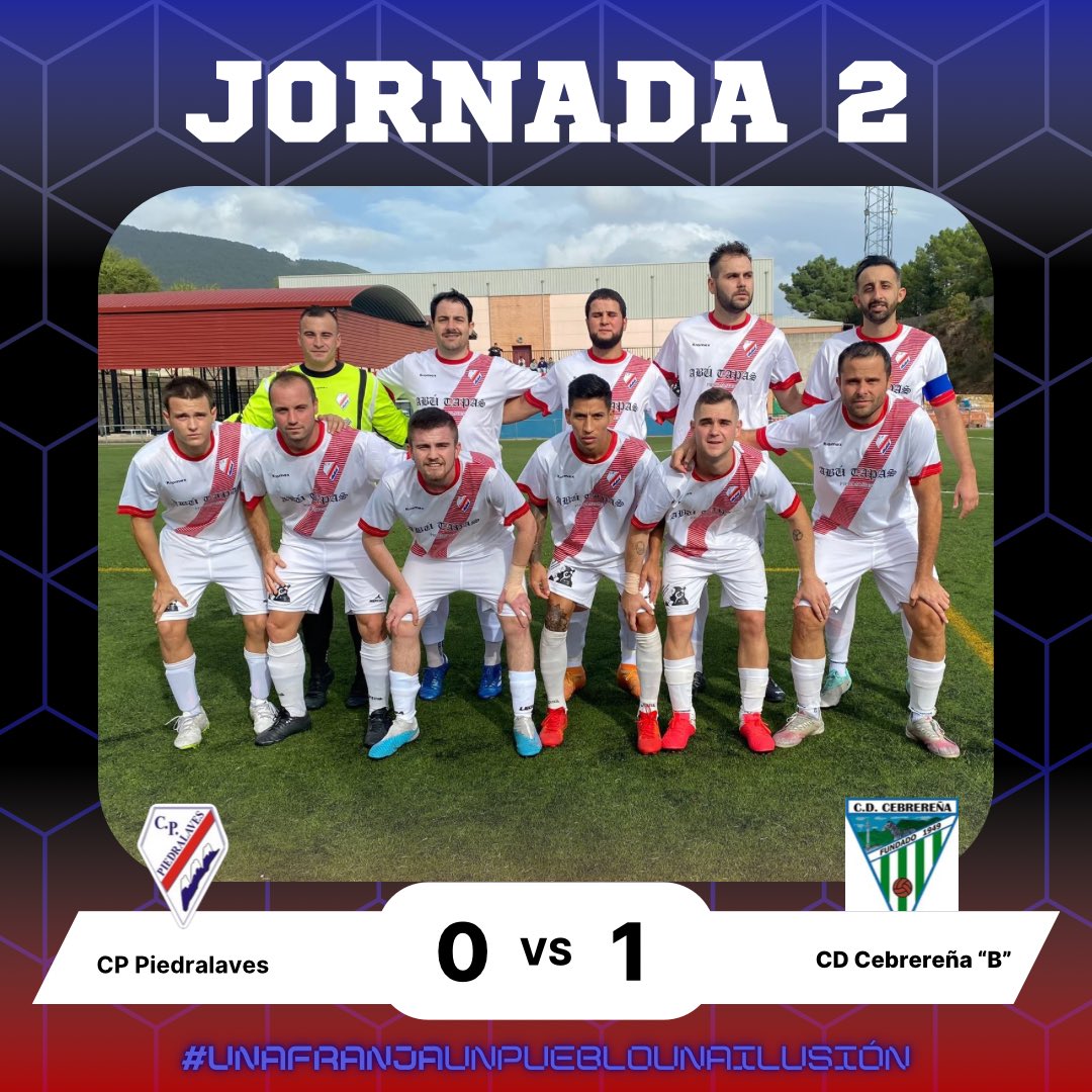 🗓️ PRIMERA PROVINCIAL - JORNADA 2

⚽️  Partido que nos enfrentó al CD Cebrereña B y que terminó con derrota para los nuestros por 0-1.

🗣️ Gracias a toda la afición que llenó el Nuevo Vallejón en este primer partido en casa.

⚪️🔴¡SOMOS EQUIPO!

#unafranjaunpueblounailusion