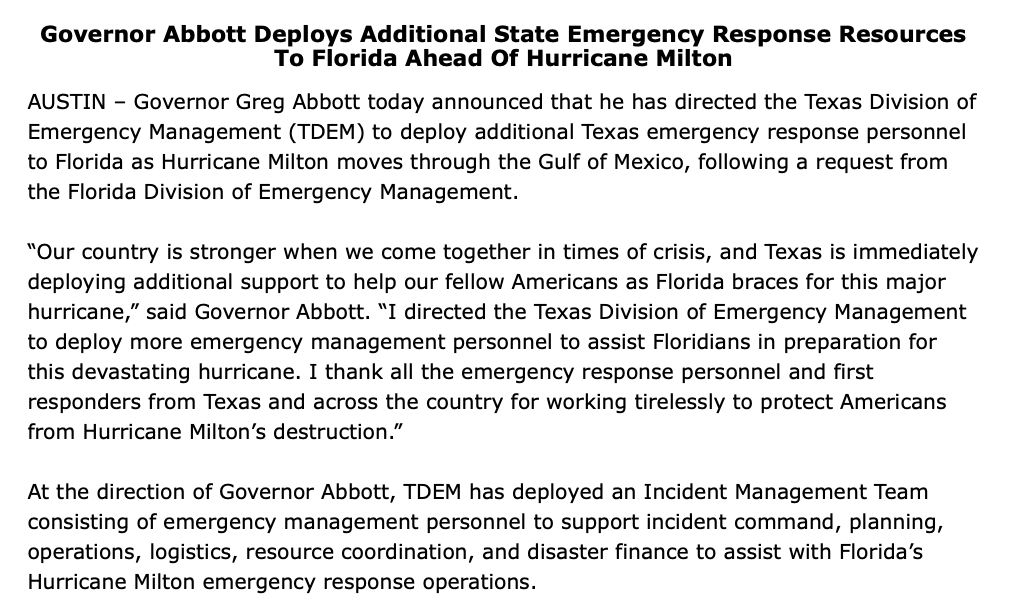 Greg Abbott on X: “Texas is immediately deploying additional