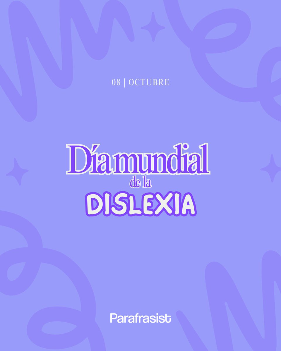 parafrasist's tweet photo. Las personas con dislexia desarrollan habilidades únicas, también aportan una forma diferente de ver el mundo. 🪄💫

Te dejamos algunos datos curiosos.👇
.
.
#dislexia #terapia #disléxicos #dislexiainfantil #dislexiayfamilia #dislexiayadultos #mesdeladislexia #parafrasist https://t.co/AnrRGxwnAQ