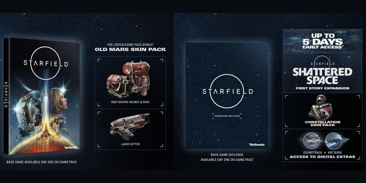 🎁| احتفالًا بهويتنا الجديدة وتعاوناتنا الجميلة نقدم لكم سحب على لعبة Starfield Premium Edition 🎁

▪️ الشروط:
🔸 فقط تسوي لايك ورتويت وتدخل في السحب

⚠️ الحسابات الـوهـمـيّـة مستبعدة من السحب
⚠️ السحب بيكون كود رقمي غير قابل للاستبدال