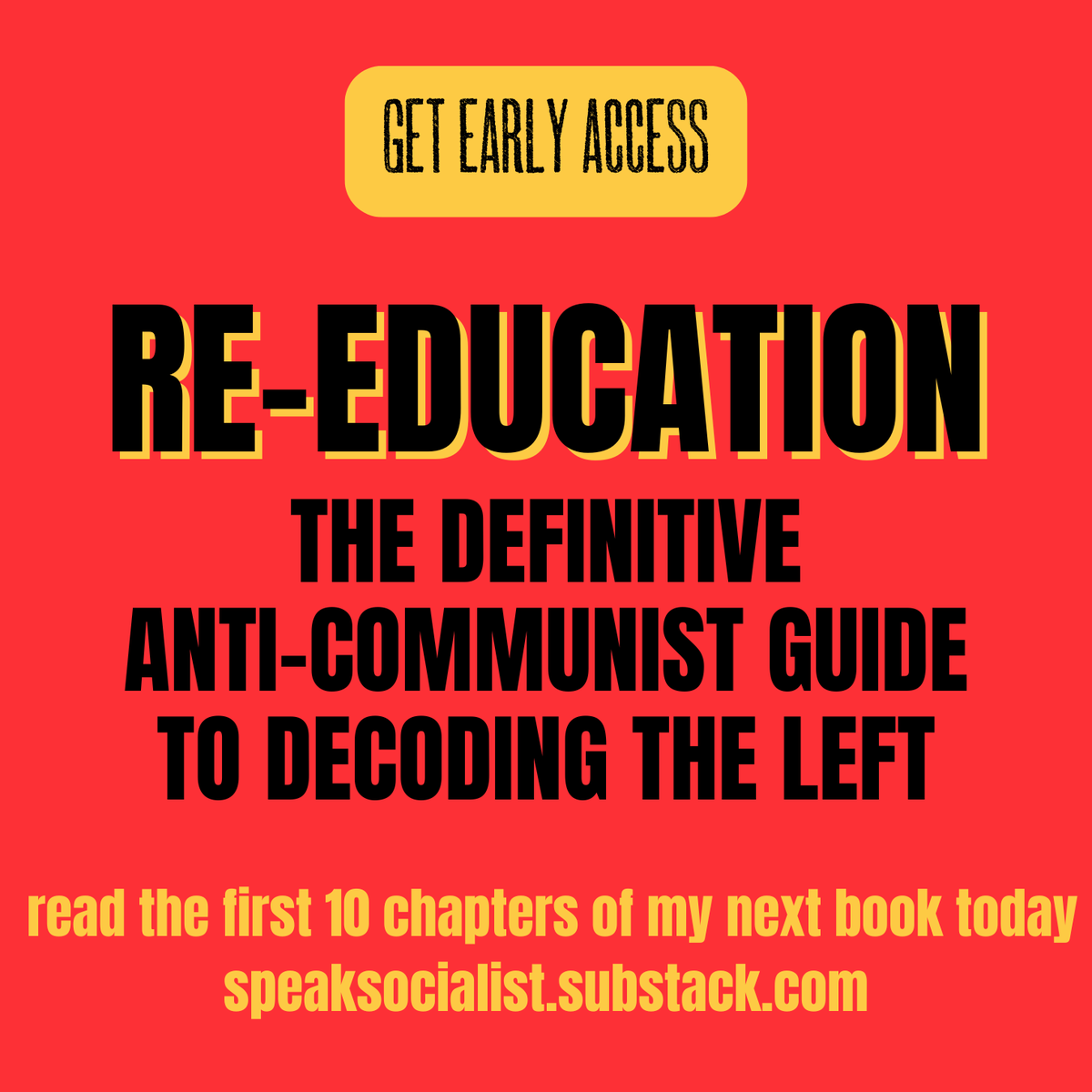 DrKarlynB's tweet image. 🚨 GET EARLY ACCESS 🚨

Read the first 10 chapters of my new book, RE-EDUCATION: The Definitive Anti-Communist Guide to Decoding the Left, before it's available to the public.

Want to get ahead of the madness? Subscribe now and read them FIRST!👇

🔗 karlyn.substack.com/p/the-definiti…
