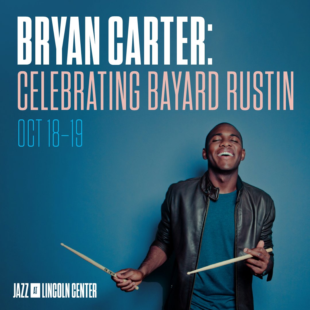 Jazz at Lincoln Center (@jazzdotorg) on Twitter photo Celebrate Frederick P. Rose Hall’s 20th anniversary with <a href="/BryanCarterJazz/">Bryan Carter</a>'s dynamic tribute to Civil Rights activist and musician Bayard Rustin featuring the 35-piece Jazz at Pride Orchestra and guest vocalists on Oct 18-19 in the Appel Room.
For tickets, jazz.org/rustin Celebrate Frederick P. Rose Hall’s 20th anniversary with <a href="/BryanCarterJazz/">Bryan Carter</a>'s dynamic tribute to Civil Rights activist and musician Bayard Rustin featuring the 35-piece Jazz at Pride Orchestra and guest vocalists on Oct 18-19 in the Appel Room.
For tickets, jazz.org/rustin
