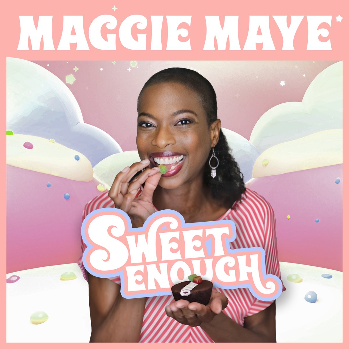 KP Comedy's <a href="/Maggiemayehaha/">Maggie Maye by day, Trilly Wonka by later that day</a> debuted her new comedy album, "Sweet Enough," out on <a href="/800pgm/">800 Pound Gorilla Media</a> this morning! If you're a lover of tart zingers, then this is the confection for you!

Congratulations, Maggie! 

youtube.com/watch?v=kITlAQ…