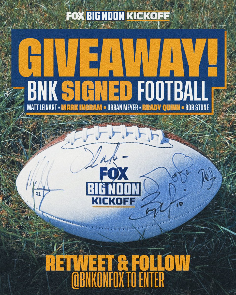BNKonFOX's tweet image. GIVEAWAY 🚨

RT &amp;amp; follow @bnkonfox for a chance to win an autographed FOX BNK football! 🏈

Winner will be messaged this Friday, Oct. 11th.