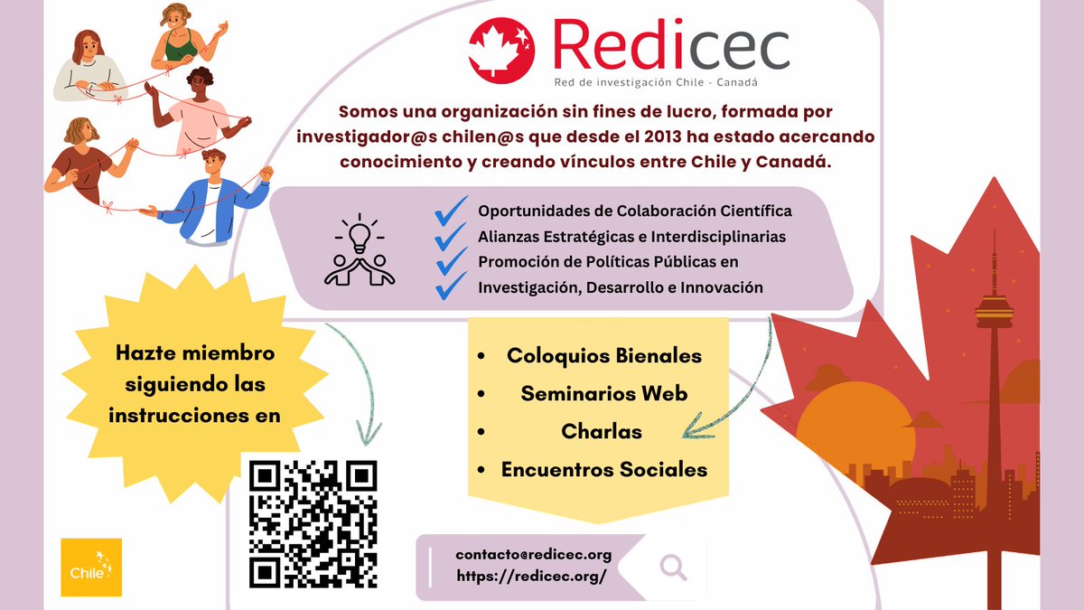 Descubre todas las actividades que llevamos a cabo en RedIcec y forma parte de la comunidad de investigadores y colaboradores entre Chile y Canadá. <a href="/MarcaChile/">Imagen de Chile</a> #investigacin #colaboracion #Chile #Canada