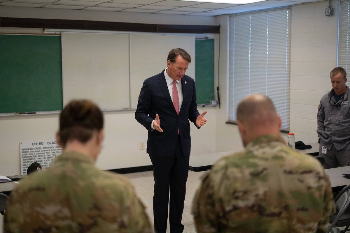 Governor Glenn Youngkin (@governorva) on Twitter photo Today, I met with our <a href="/VaNationalGuard/">Virginia National Guard</a> as they prepare to deploy to Florida to assist with Hurricane Milton. Virginia stands with the people of Florida as they brace for an incredibly damaging storm. We pray for the safety of all those in its path and stand ready to help. Today, I met with our <a href="/VaNationalGuard/">Virginia National Guard</a> as they prepare to deploy to Florida to assist with Hurricane Milton. Virginia stands with the people of Florida as they brace for an incredibly damaging storm. We pray for the safety of all those in its path and stand ready to help.