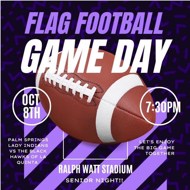 Come and join us today and support our seniors last home game against the La Quinta Blackhawk’s!!