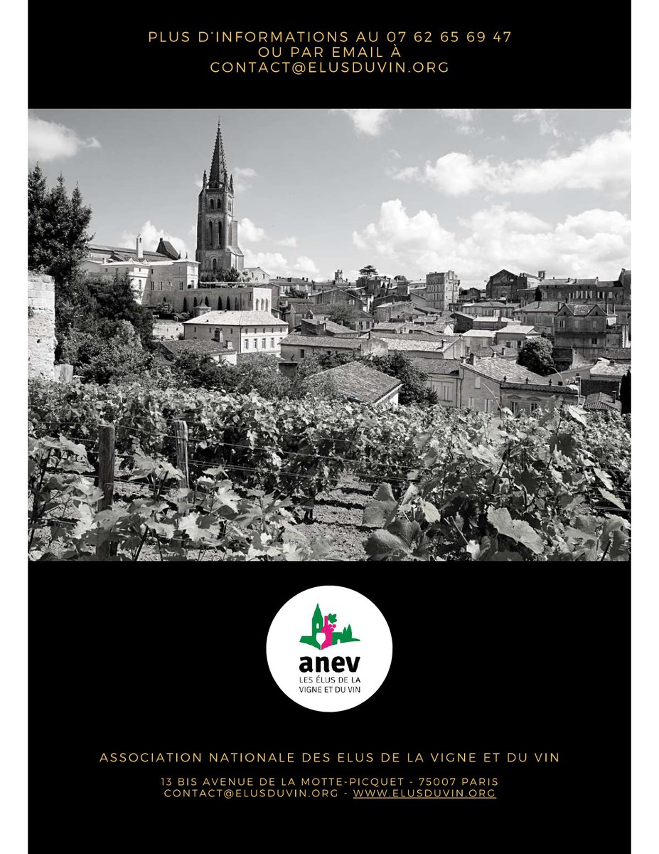 🍇 #ElusduVin d'un territoire viticole ?   

Rejoignez-nous le 7 novembre à #Paris pour notre colloque #ANEV, pour échanger sur les enjeux clés de nos territoires viticoles.

Découvrez le programme détaillé de la journée 👇👇👇

📷Inscription sur elusduvin.org