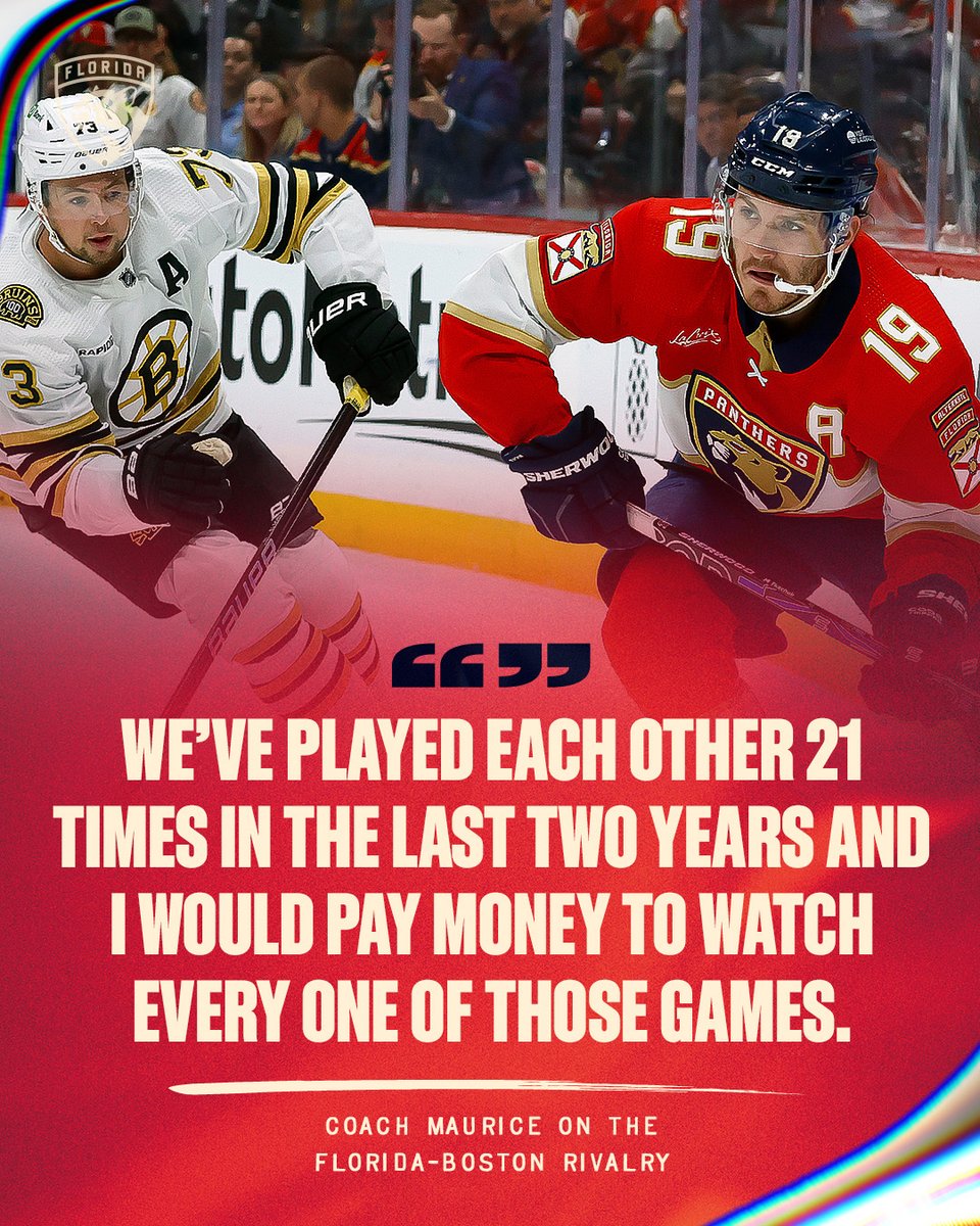 FlaPanthers's tweet image. The show is about to begin 🍿