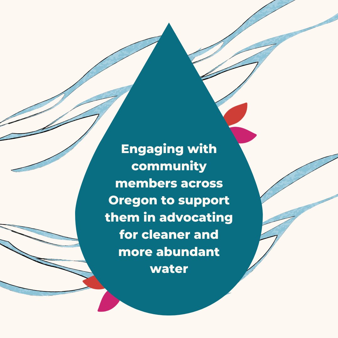 In 2022, Water Justice coordinator, Cheyenne Holliday (now Advocacy Manager), played a key role in the development of the Water Justice Leadership Institute. Rose Poton is now our Water Justice Coordinator and  is continuing to fight for cleaner and more abundant water!