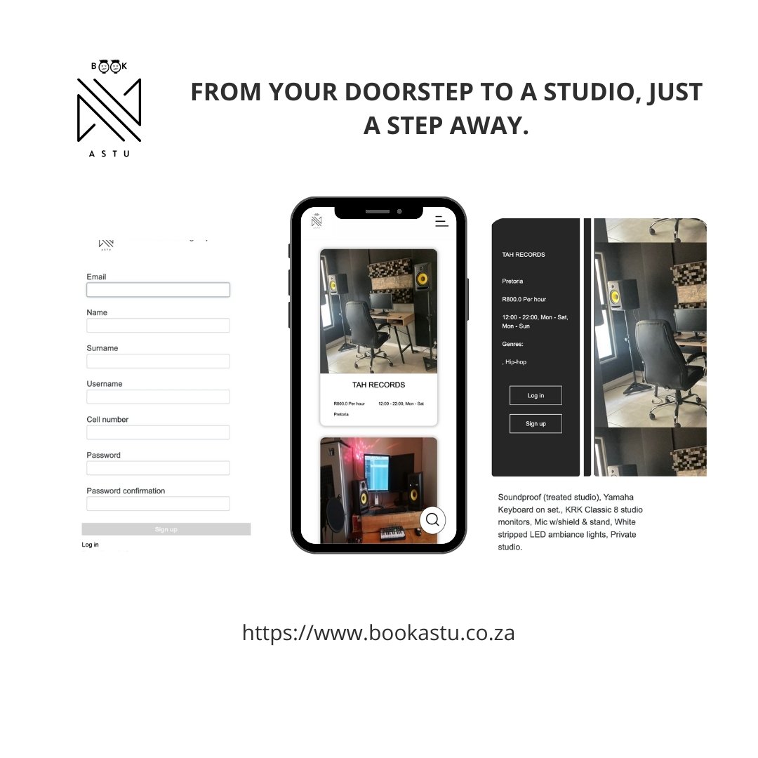 Find a studio near you, click on this link || bookastu.co.za nationwide. Sign up now &amp; add your studio today <a href="/bookastu_/">Bookastu</a>
