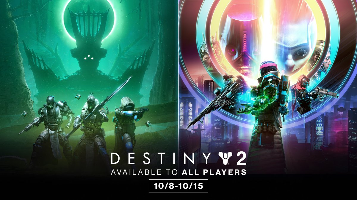 Experience the Destiny 2: The Witch Queen and Destiny 2: Lightfall expansions, now in Open Access!

Available to all players now through Oct 15.